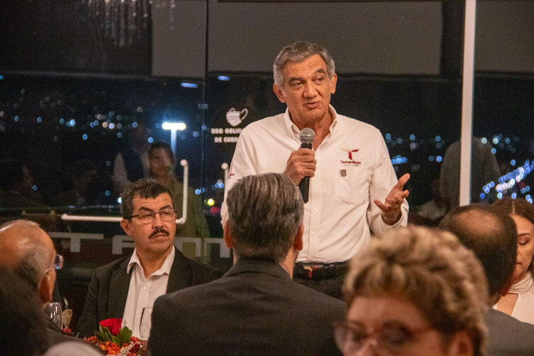 “Tamaulipas tiene una sociedad que quiere prosperar”, gobernador ante rector de la UAT