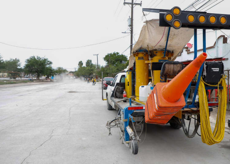 Trabaja Gobierno de Reynosa en mantenimiento general
