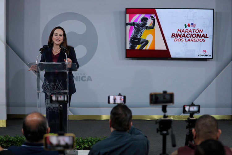 Invita Carmen Lilia a inscribirse a primer maratón binacional