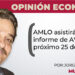 AMLO asistirá al 2° informe de AVA el próximo 25 de febrero