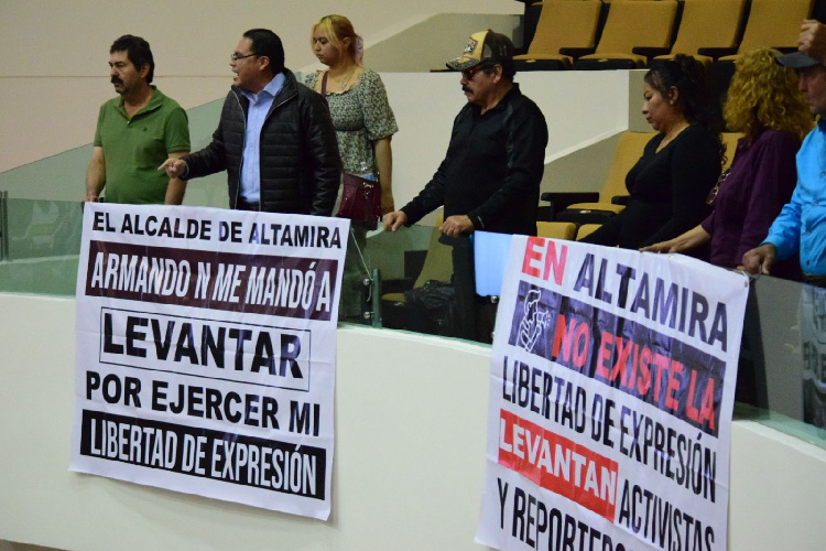 Acusan a Presidente de Altamira de levantar activista