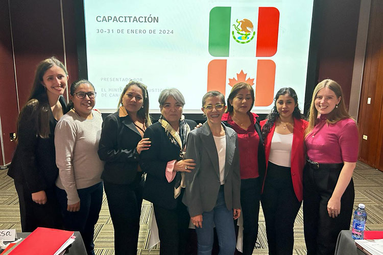 Imparte Ministerio de Justicia de Canadá capacitación a personal de la SSPT