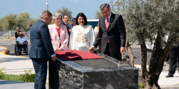 Devela gobernador muro del Bicentenario de Tamaulipas