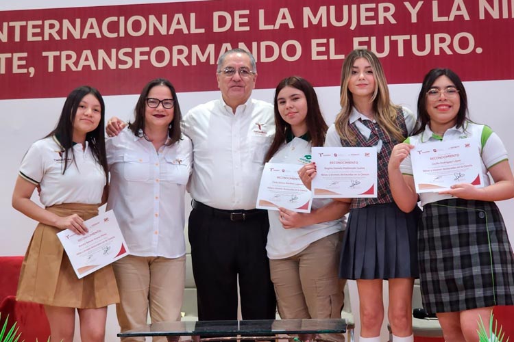 Alumnas destacadas de CONALEP Matamoros comparten su experiencia en evento internacional de ciencia