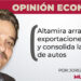 Altamira arranca exportaciones de gas y consolida la de autos