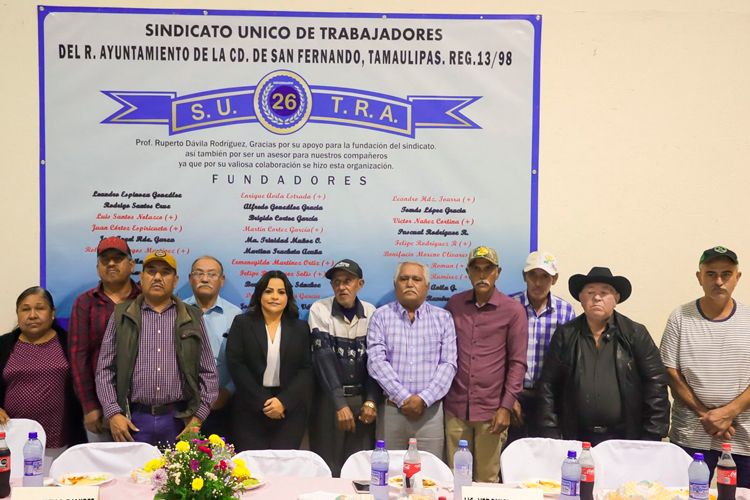 Asiste Verónica Aguirre como invitada especial a festejo sindical en San Fernando