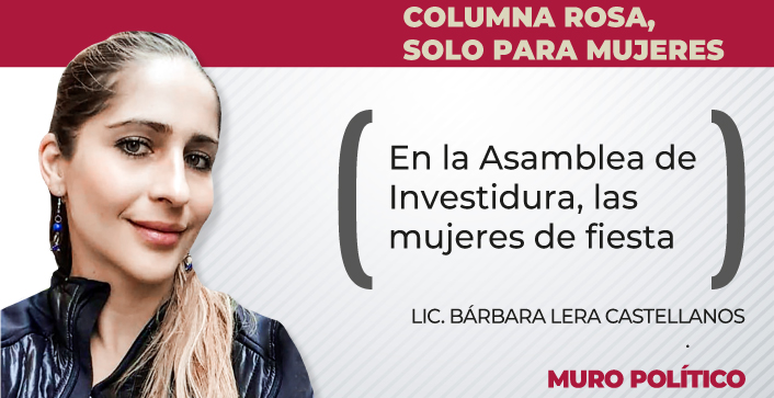 En la Asamblea de Investidura, las mujeres de fiesta