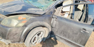 Familia resulta lesionada en volcadura en Carretera Victoria-Zaragoza