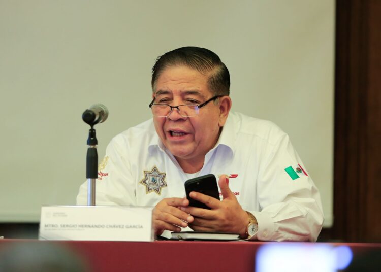 Guardia Estatal da protección a Viuda de Noé Ramos
