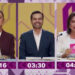 Sheinbaum, Máynez y Gálvez  prometen presidencia histórica