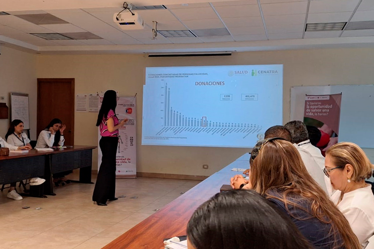 Capacitan en donación de organos a servidores públicos de la FGJT