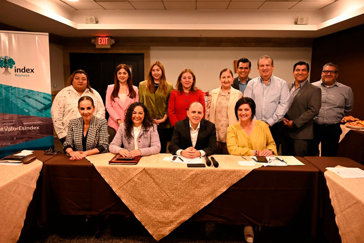 Con Claudia Sheinbaum, trabajaremos de la mano con Index Reynosa para generar prosperidad compartida: Olga Sosa