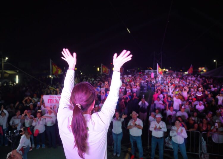 Carmén Lilia cierra fuerte en el distrito uno