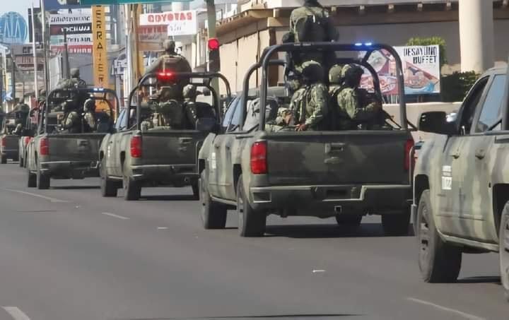 Movilizan 120 soldados de SEDENA a Nuevo Laredo