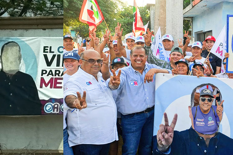 Es motivo de fiesta en la campaña de Oscar Almaraz ataques de la oposición
