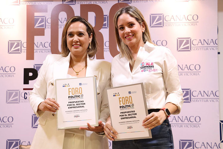 Juntos reconstruiremos Victoria: Ale Cárdenas