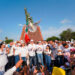Marchan 15 mil ciudadanos por la democracia en Nuevo Laredo