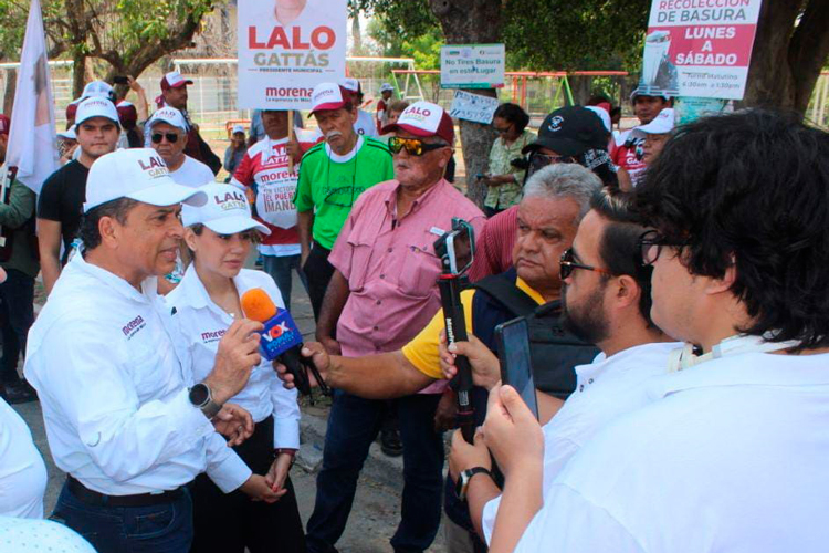 Cerrará campaña Lalo Gattás junto al pueblo de Victoria