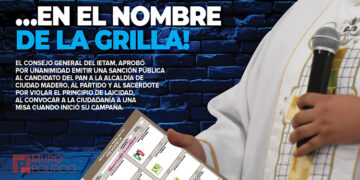 Iglesia y candidato del PAN violaron principio de laicidad: IETAM