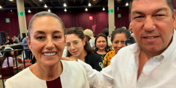 Pepe Braña y la fracción Tamaulipas, se reúnen con la presidenta electa, Claudia Sheinbaum