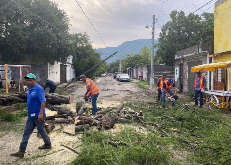 Pega tromba con granizo en sectores de Ciudad Victoria