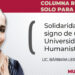 Solidaridad es signo de una Universidad Humanista