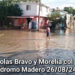Entre aguas negras viven habitantes de Ciudad Madero