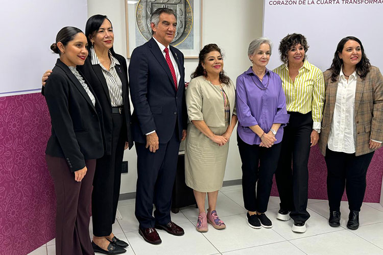 Se reúnen el gobernador y la presidenta del DIF Tamaulipas con Clara Brugada