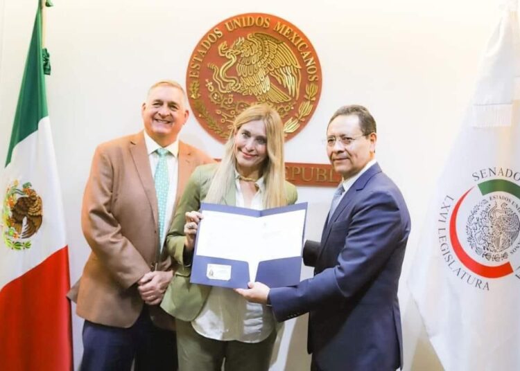 Maki Ortiz es Senadora de la República por el PVEM