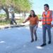 Supervisa Lalo Gattás avance de obra de pavimentación con concreto hidráulico en la México