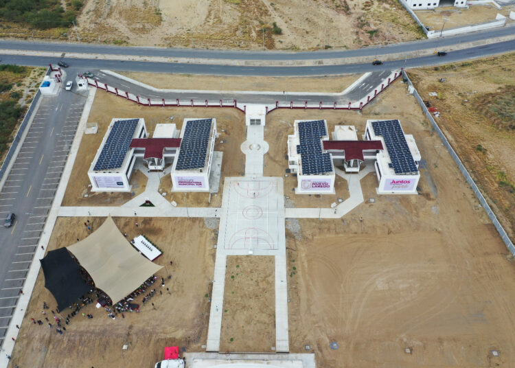 Entrega Carmen Lilia la primera preparatoria autosostenible de Tamaulipas