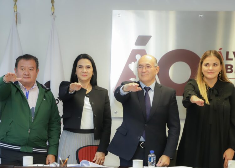 Tratan Américo Villarreal y Omar García Harfuch temas de seguridad en Tamaulipas