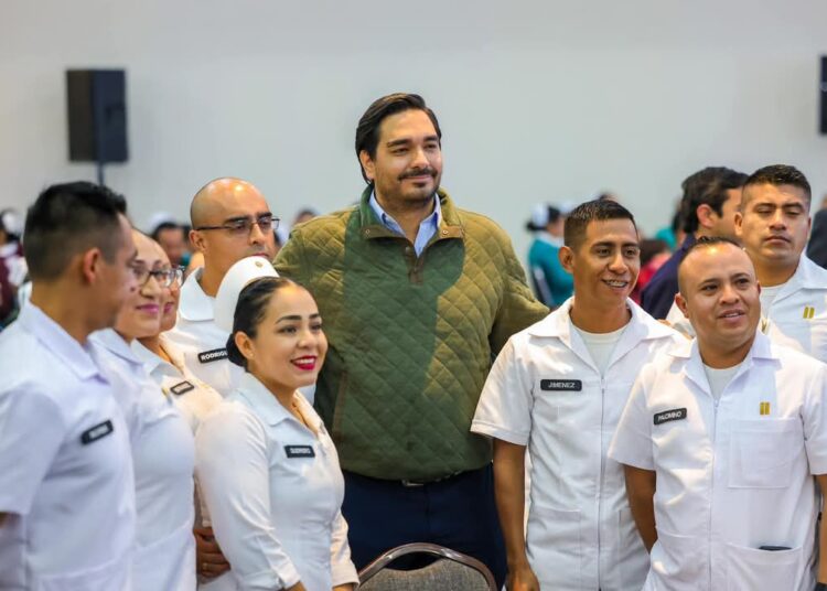 Festejó Gobierno de Carlos Peña Ortiz a más de 2,000 Enfermeros y Enfermeras de Reynosa