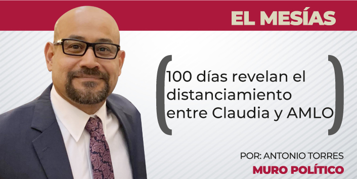 100 días revelan el distanciamiento entre Claudia y AMLO