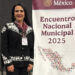 Asiste Mónica Villarreal con Claudia Sheinbaum al Primer Encuentro Nacional Municipal