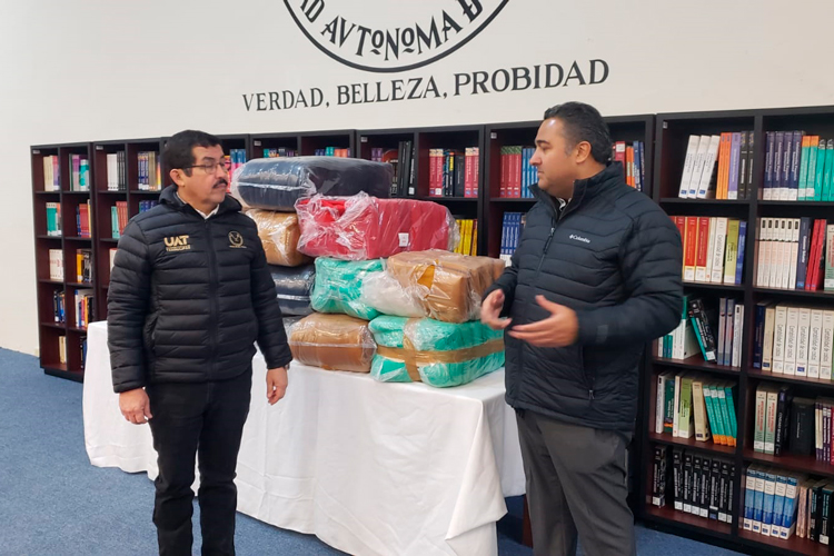 Rector Dámaso Anaya supervisa obras de la UAT en Nuevo Laredo