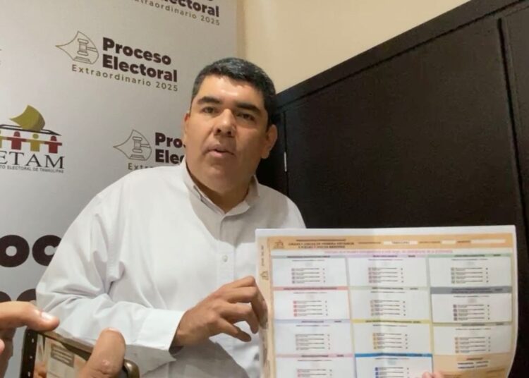 Presenta IETAM las ‘enormes’ boletas para elección judicial