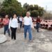 Entrega Patty Chío equipo y materiales a la COMAPA