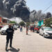 Guardia Estatal apoya con traslado a personas afectadas por incendio