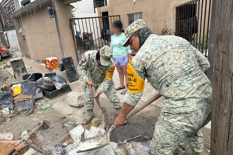 Rescataron fuerzas de seguridad a 2 mil personas por intensas lluvias en Tamaulipas
