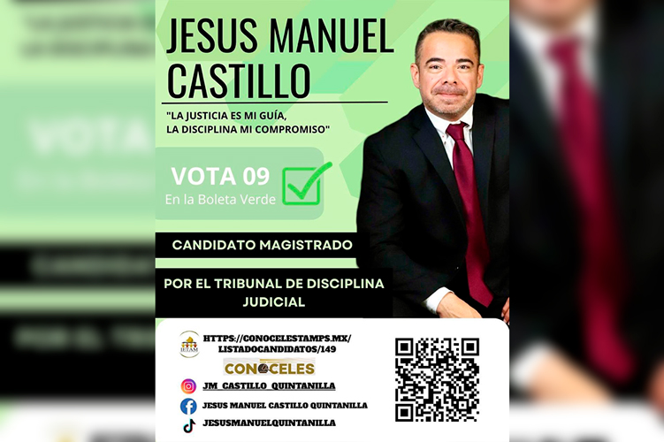 La justicia debe ser percibida como justa: Jesús Manuel Castillo