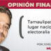 Tamaulipas en 7° lugar nacional: electoralia