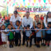 Entrega alcalde techumbre a Jardín de Niños América