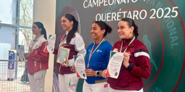 Regina Pedraza, orgullo de la UAT, brilla en el nacional de esgrima 2025