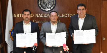 INE-IETAM firman acuerdo de colaboración con el Colegio de Notarios del Estado de Tamaulipas