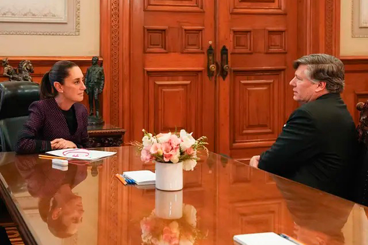 ‘Mexicanos allá son honestos y trabajadores’, Sheinbaum adelanta mensaje a Landau