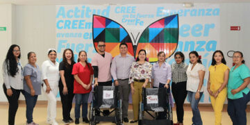 Entrega Patty Chío equipo al CRI Mante