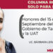 Honores del 15 de Septiembre del Gobierno de Tamaulipas y la UAT