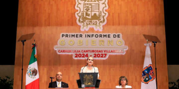 “Juntos lo hacemos posible”: Presenta Carmen Lilia Canturosas primer informe de resultados del segundo periodo