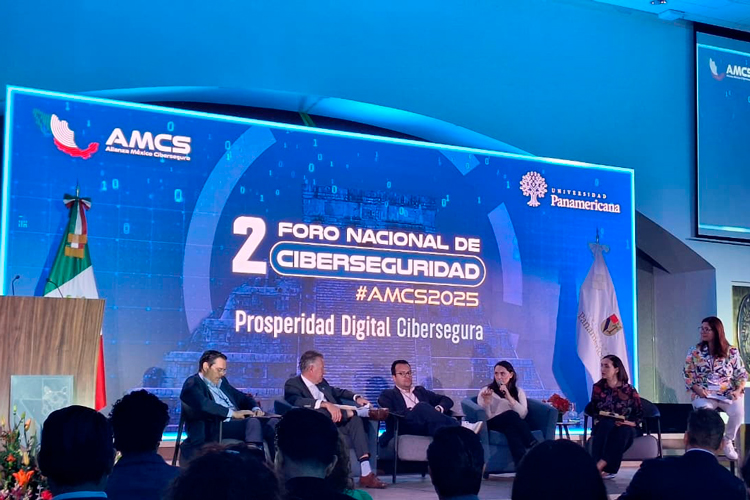 Presente Guardia Estatal Cibernética en Segundo Foro Nacional de Ciberseguridad AMCS 2025
